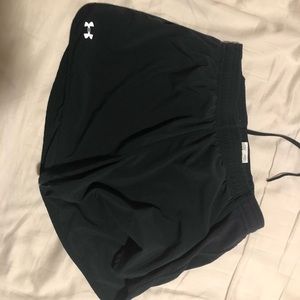 Under armour athletic shorts black